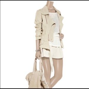 Alexander Wang “deconstructed” suede jacket size 10